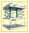 Потолочный подъемник Проектор Пульт дистанционного управления проектором 120 см