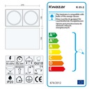 Stropné svietidlo Halogénové svietidlo pre LED ALU K352 Značka Furnika