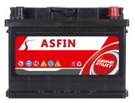 Акумулятор ASFIN 12V 80AH 730a (EN) P + - 17,5 кг