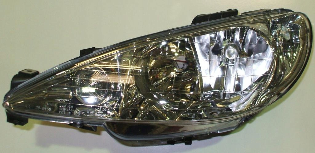 Peugeot 206 Reflektor Lampa Przód NOWY CLEAR