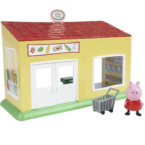 świnka Peppa Pig Market Sklep Figurka Koszyk Kasa