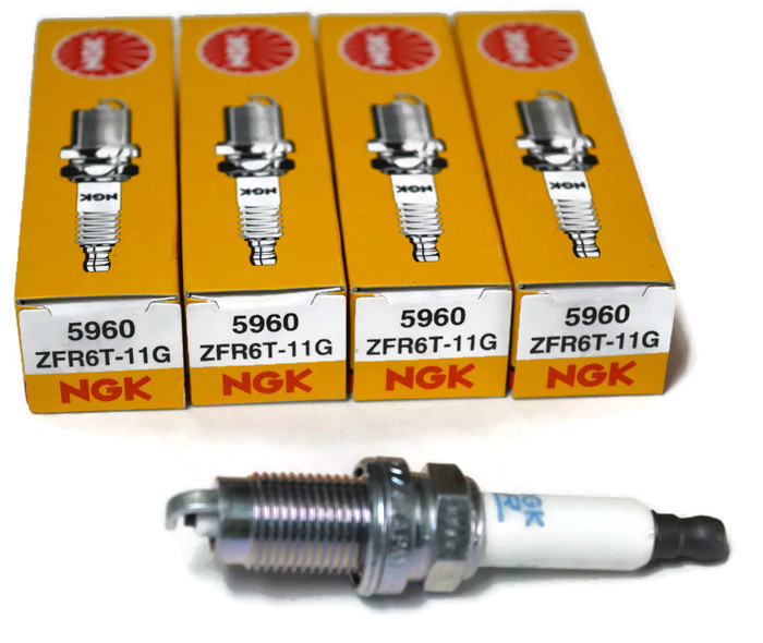 ŚWIECE NGK 5960 ZFR6T-11G SEAT SKODA VW V-LINE 44 6159554060 - Allegro.pl