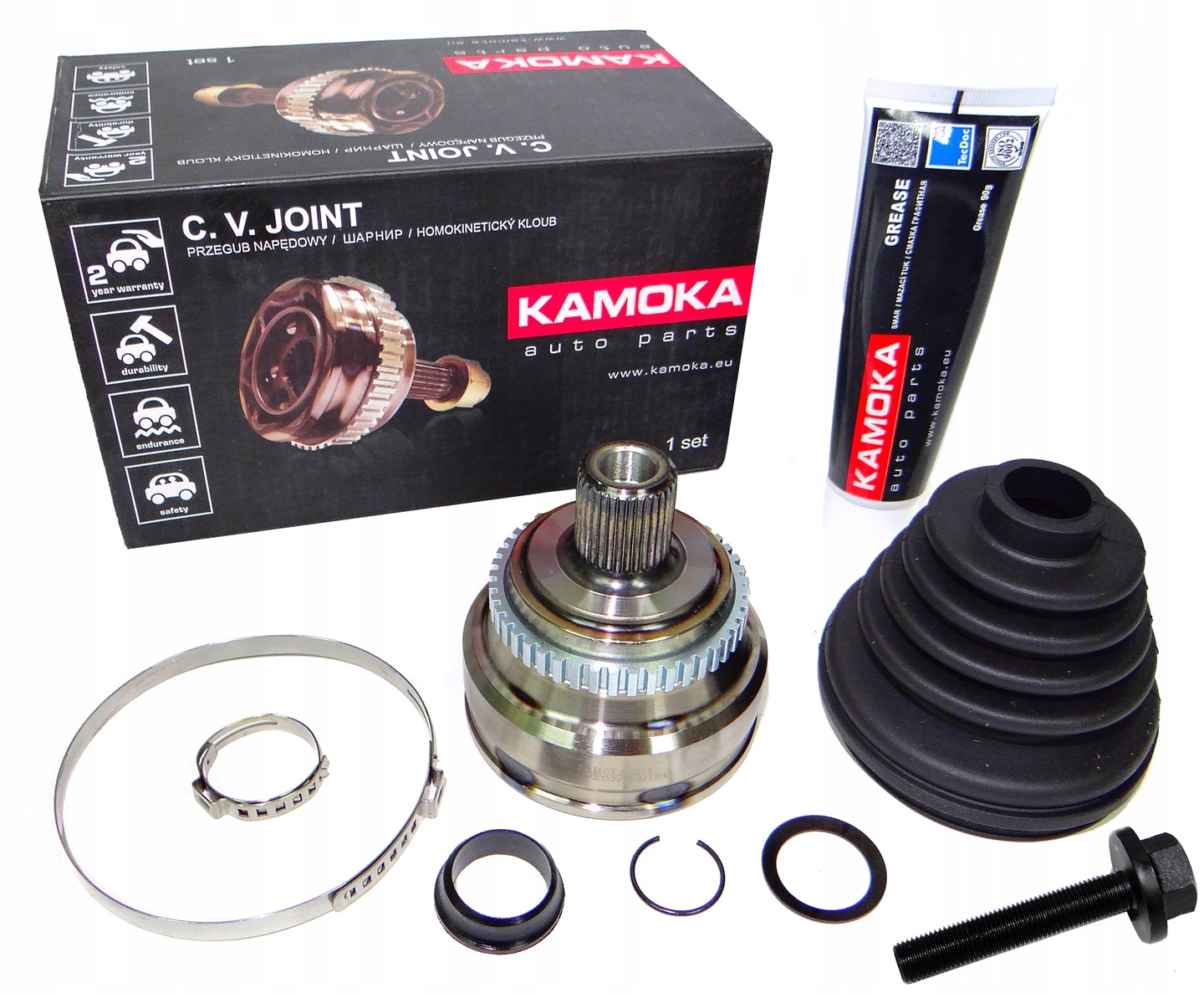 PRZEGUB ZEWNĘTRZNY AUDI 80 B3 B4 z ABS KAMOKA 7555011320 Allegro.pl