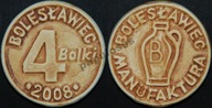 4 Bolki - Bolesławiec - moneta kamionkowa