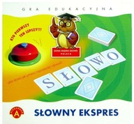SŁOWNY EKSPRES - gra edukacyjna słowna dla dzieci