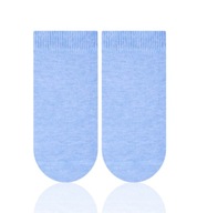 Bavlnené ponožky hladké modré 1-2rokov