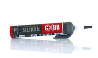 CX-80 silikon czarny 210g wysokotemperaturowy