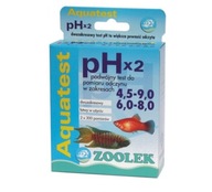 ZOOLEK AQUA TEST pH 2x 4.5-9 i 6-8 ODCZYN WODY