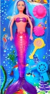 NOVINKA bábika Svietiaca morská panna 35 cm + ZADARMO