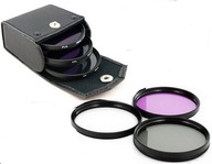 3 x FILTR UV CPL FLD do CANON EOS 2000D 18-55 58mm
