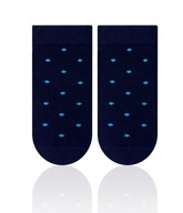 Bavlnené ponožky granát bodky 0-3 mcy