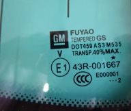 window window right rear part OPEL ZAFIRA C 2012
