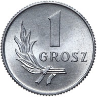 Poľsko - PRL - minca - 1 Gr Grosz 1949 - Aluminium - MENNICZA - STAV UNC
