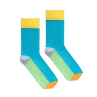 PONOŽKY DLHÁ BANANA SOCKS 42-46 BOLD TURQUOISE