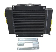 Охладитель масла, маслом  c-al-5.0 с вентилятор 12v - фото