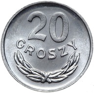Poľsko - PRL - minca - 20 Gr Groszy 1981 - Varšava - MENNICZA - Stan UNC