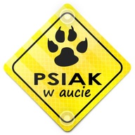 Pies psiak в аукция отражатель желтый авто присоски