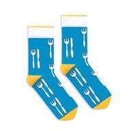 PONOŽKY DLHÁ BANANA SOCKS 42-46 KNIFE AND FORK