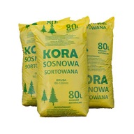 Gruba Kora Sosnowa 3x80L KOR-PAK DOSTAWA GRATIS