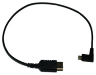 Kabel HDMI-MICRO HDMI 40cm HyperThin kątowy ultracienki