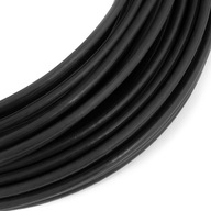 Oceľové lano v Otuline Povlak PVC 1/2mm 1x7 ČIERNA 30mb