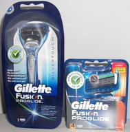 Gillette Fusion Proglide Silvertouch + 4 wkłady UK