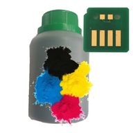 Prášok refill cartridge pre HP čierna (black), červená (magenta), modrá (cyan), žltá (yellow)