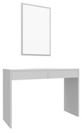 Kozmetický toaletný stolík ASTRAL biely so zrkadlom UFC