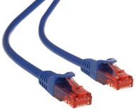 Patchcord U/UTP 6 Maclean RJ45 / RJ45 1 m modrá