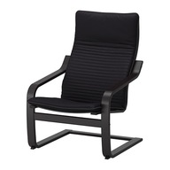 IKEA POANG KŘESLO černohnědé POKRYTÍ černé