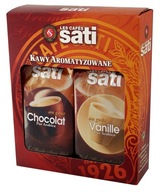 Sati Cafe duo čokoládová vanilková 2x250g (41)