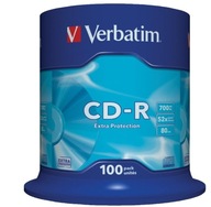 VERBATIM CD-R EXTRA PROTECION 700MB OPAK. 100 SZTU