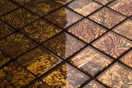 Mozaika szklana brązowa BOROSSO 48