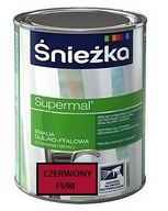 SUPERMAL EMALIA OLEJNO-FTALOWA CZERWONY F590 0,2L