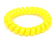 Bs14 náramok gumička PRUŽINA JELLY žltá