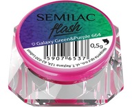 SEMILAC FLASH PYŁEK GREEN&PURPLE 664