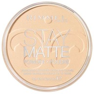 Rimmel STAY MATTE Zmatňujúci púder Sandstorm 004