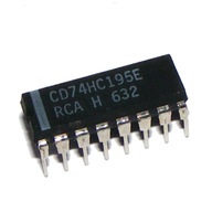 Rozloženie 74HC195E 4-bit Posuvný register DIP16 x5