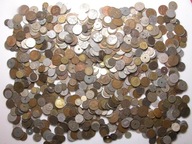 PREDVOJNOVÁ Minca do 1950 - rôzne - MIX - sada 100 kusov mincí