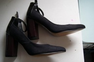 SZPILKI czarne jakosc SZPILE NOWE 39 DUNNES zero w