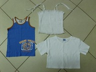 Koszulki dziewczęce (3 szt.), rozm. 122