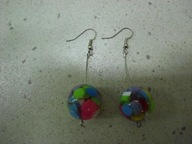 Kolczyki - kolorowe kulki