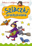 Szlaczki przedszkolaka od 6 lat zabawa naklejkami