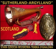 wojskowa trabka sygnalowa SUTHERLAND ARGYLLAND HIT