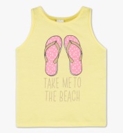 C&A T-shirt TOP bluzeczka KLAPKI 134 NOWA
