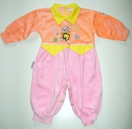 Ciepły RAMPERS pajacyk SERKON r. 68/6-9 m-cy