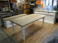 STYLIZOWANY STÓŁ DĘBOWY / MARKOWY / RICHMOND