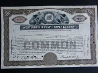 ART DECO WEST VIRGINIA PULP AND PAPER COMPANY 1954