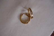 Kolczyki ze złota 5 gram próba 585 cyrkonie