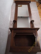 Lustro Z Półką XIX w. Do Wysokiego Wnętrza 248cm